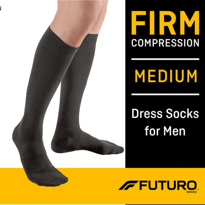 3M™ Futuro™ Compression Socks Knee High Medium Black Closed Toe (1084267_PR)