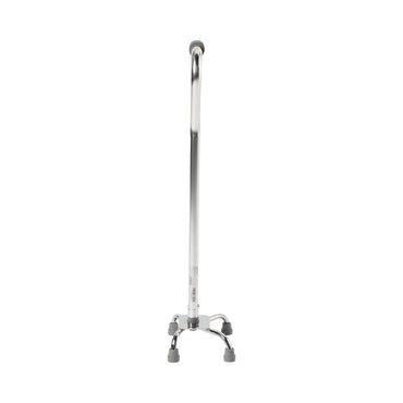McKesson Small Base Quad Cane Steel 30 to 39 Inch Height Chrome (1065219_EA)