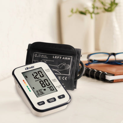 Drive™ Home Automatic Digital Blood Pressure Monitor Medium Cuff Nylon Cuff 22 - 36 cm Desk Model (1055467_EA)