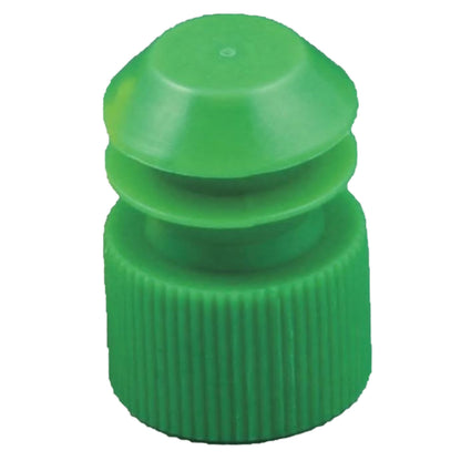 McKesson Tube Closure Polyethylene Flanged Plug Cap Green 16 mm For Use with 16 mm Blood Drawing Tubes, Glass Test Tubes, Plastic Culture Tubes NonSterile (1175409_BG)