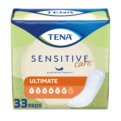 TENA® Sensitive Care Ultimate Bladder Control Pad 16 Inch Length Heavy Absorbency Dry-Fast Core™ One Size Fits Most (1009256_BG)