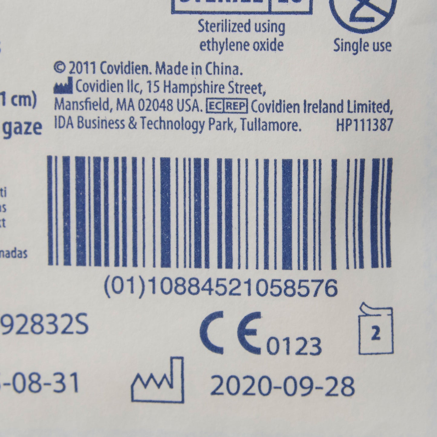 Curity™ Gauze Sponge 2 X 2 Inch 8-Ply Sterile 2 per Pack (401579_PK)