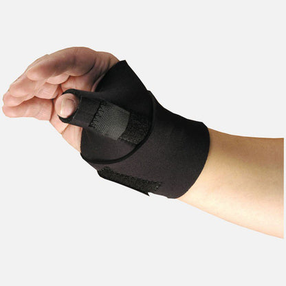 Modabber™ Thumb Brace Adult Regular Hook and Loop Strap Closure Left or Right Hand Black (570657_EA)