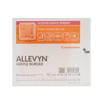 Allevyn Gentle Border Foam Dressing 5 X 5 Inch With Border Film Backing Silicone Gel Adhesive Square Sterile (665773_EA)