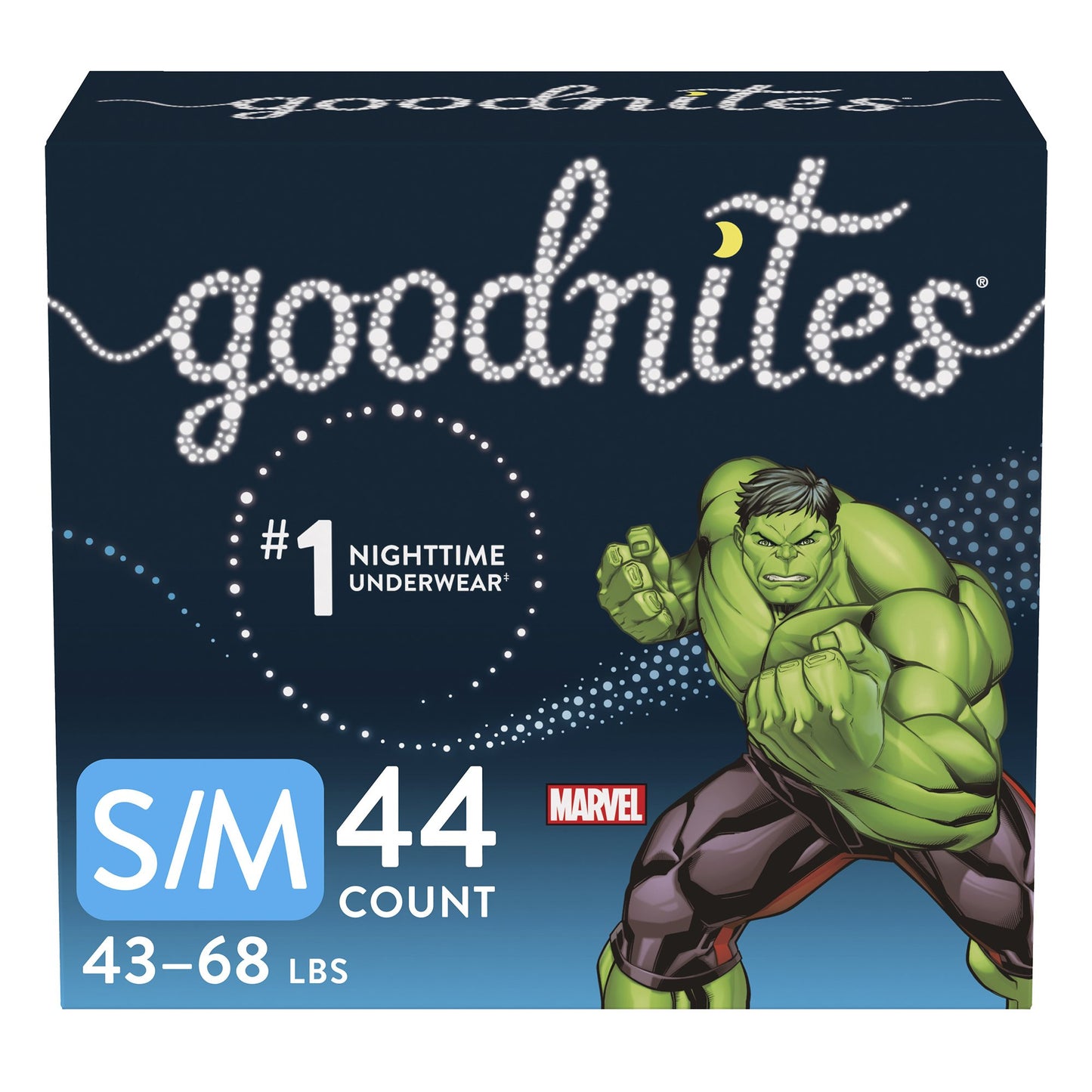 GoodNites® Male Youth Absorbent Underwear Pull On with Tear Away Seams Small / Medium Disposable Heavy Absorbency (1074570_CS)