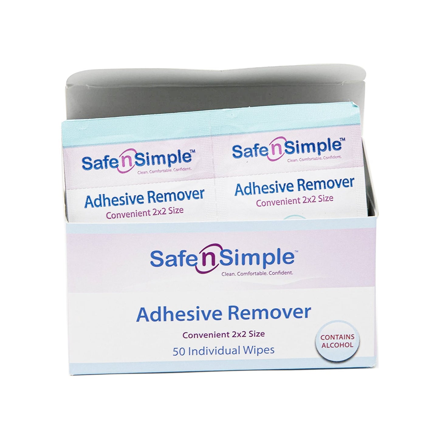 Safe N Simple Adhesive Remover Wipe (895484_BX)