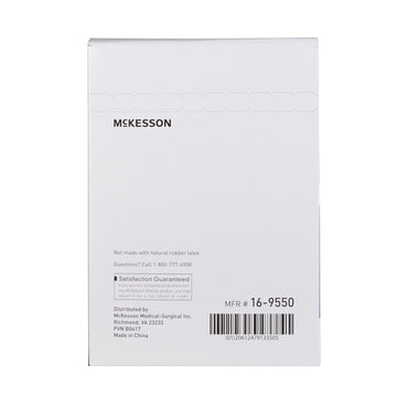 McKesson Flexible Drinking Straw 7-3/4 Inch Length White Individually Wrapped (485517_BX)