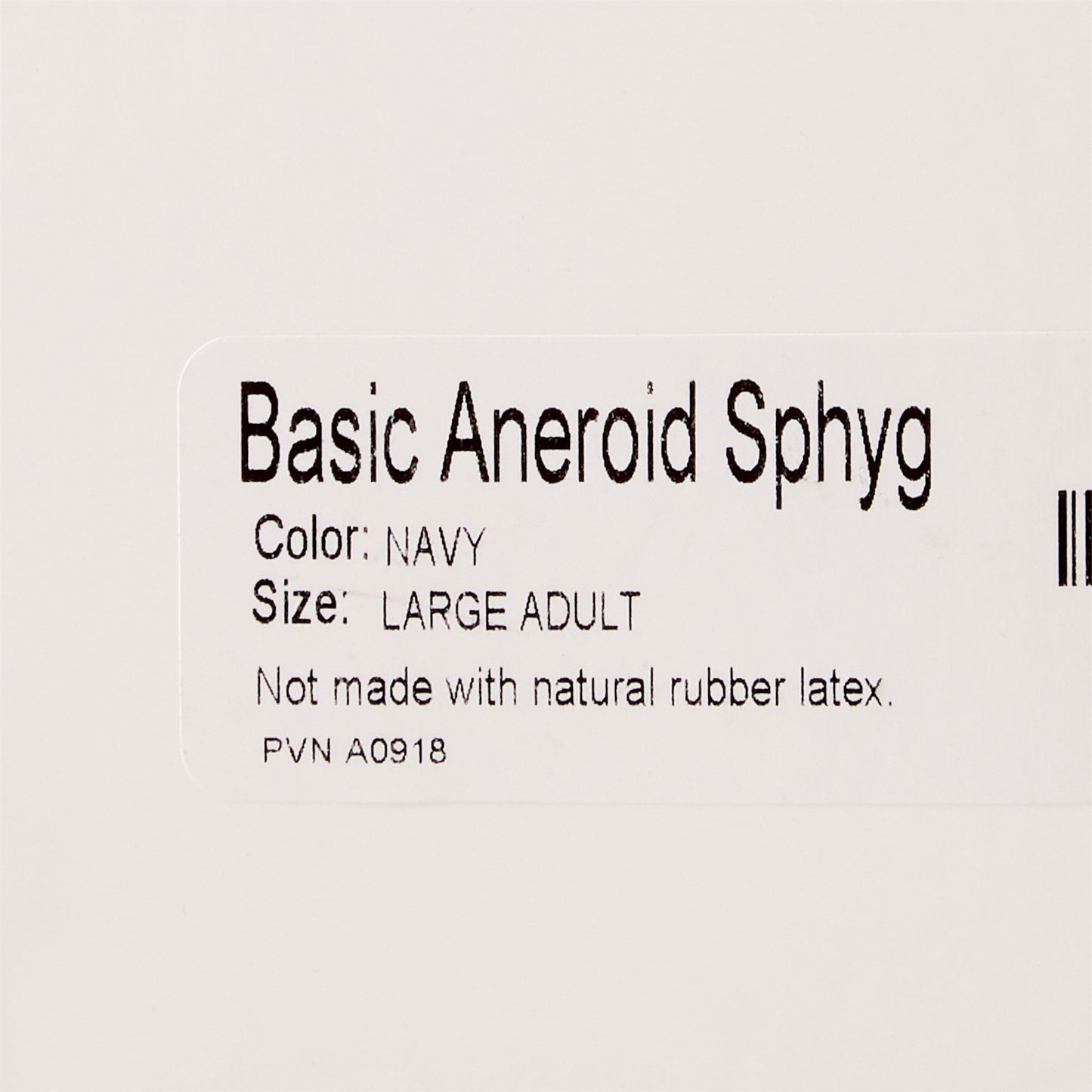 BASIC Aneroid Sphygmomanometer Unit Large Adult Cuff Nylon Cuff 34 - 50 cm Pocket Aneroid (363780_EA)