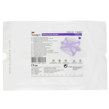 3M™ Tegaderm™ Foam Dressing 2 X 2 Inch With Border Film Backing Silicone Adhesive Square Sterile (1079670_EA)