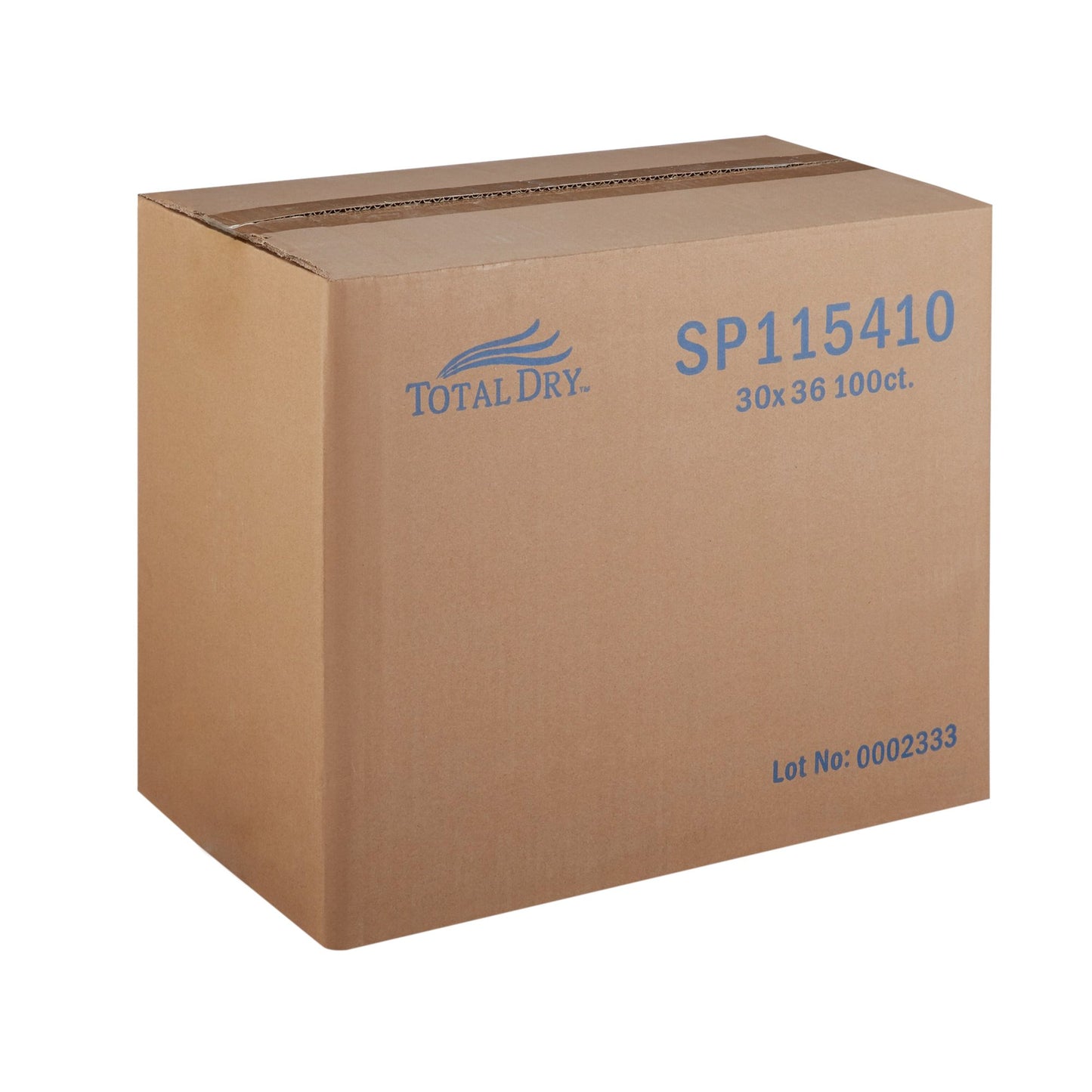 TotalDry™ Disposable Underpad 30 X 36 Inch Fluff / Polymer Heavy Absorbency (975701_CS)