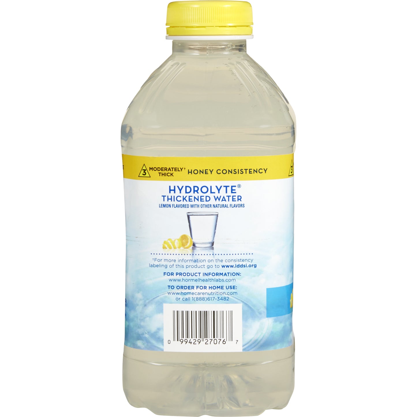 Thick & Easy® Hydrolyte® Thickened Water 46 oz. Bottle Lemon Flavor Liquid IDDSI Level 3 Moderately Thick/Liquidized (732818_CS)