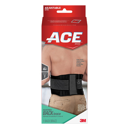 Ace™ Back Support One Size Fits Most Hook and Loop Closure Up to 48 Inch Waist Circumference Adult (1084238_BX)