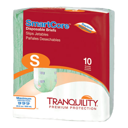 Tranquility SmartCore™ Unisex Adult Incontinence Brief Small Disposable Heavy Absorbency (801660_PK)