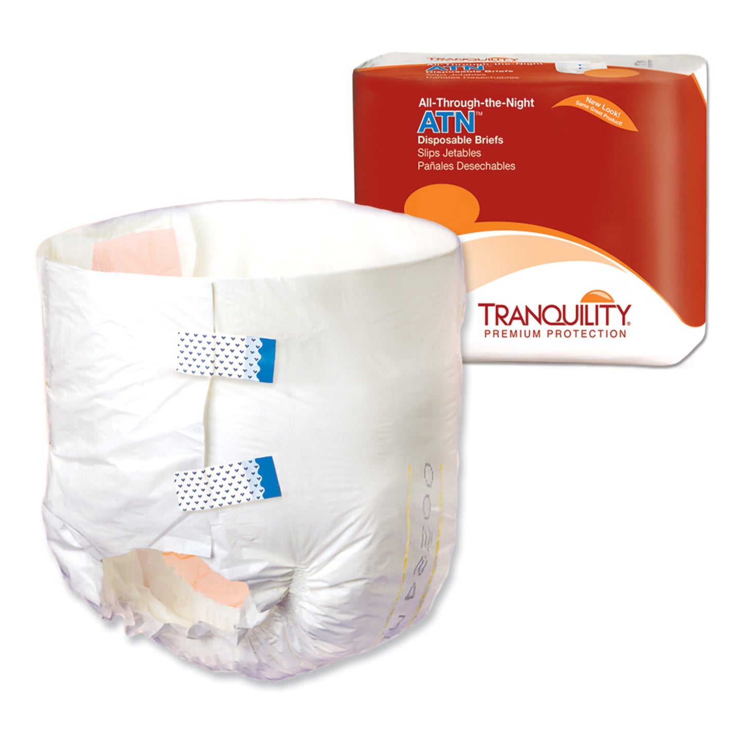 Tranquility® ATN Unisex Adult Incontinence Brief X-Large Disposable Heavy Absorbency (585794_BG)