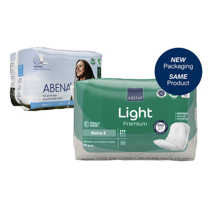 Abena™ Light Extra Bladder Control Pad 13 Inch Length Light Absorbency Fluff / Polymer Core One Size Fits Most (1117091_BG)