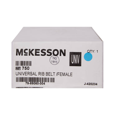 McKesson Rib Belt One Size Fits Most Hook and Loop Closure 6 Inch Height Adult (855006_EA)