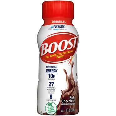 Boost® Original Oral Supplement Rich Chocolate Flavor Liquid 8 oz. Bottle (1107869_CS)