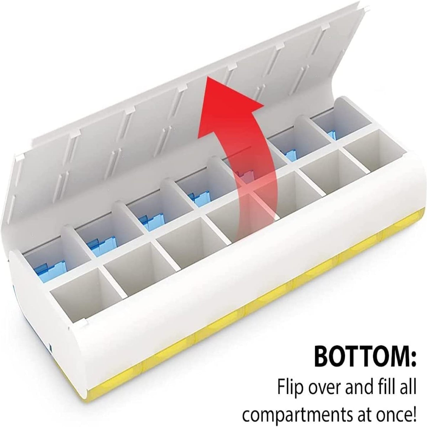 Ezy Dose® Pill Organizer X-Large 7 Day 2 Dose (1010232_EA)