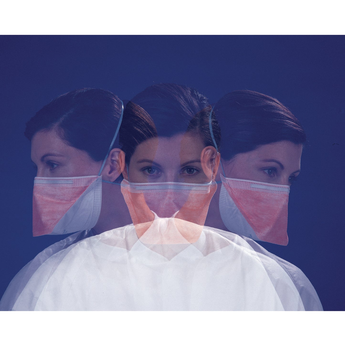 FluidShield Particulate Respirator / Surgical Mask Medical N95 Not Rated Elastic Strap Small (286250_BX)