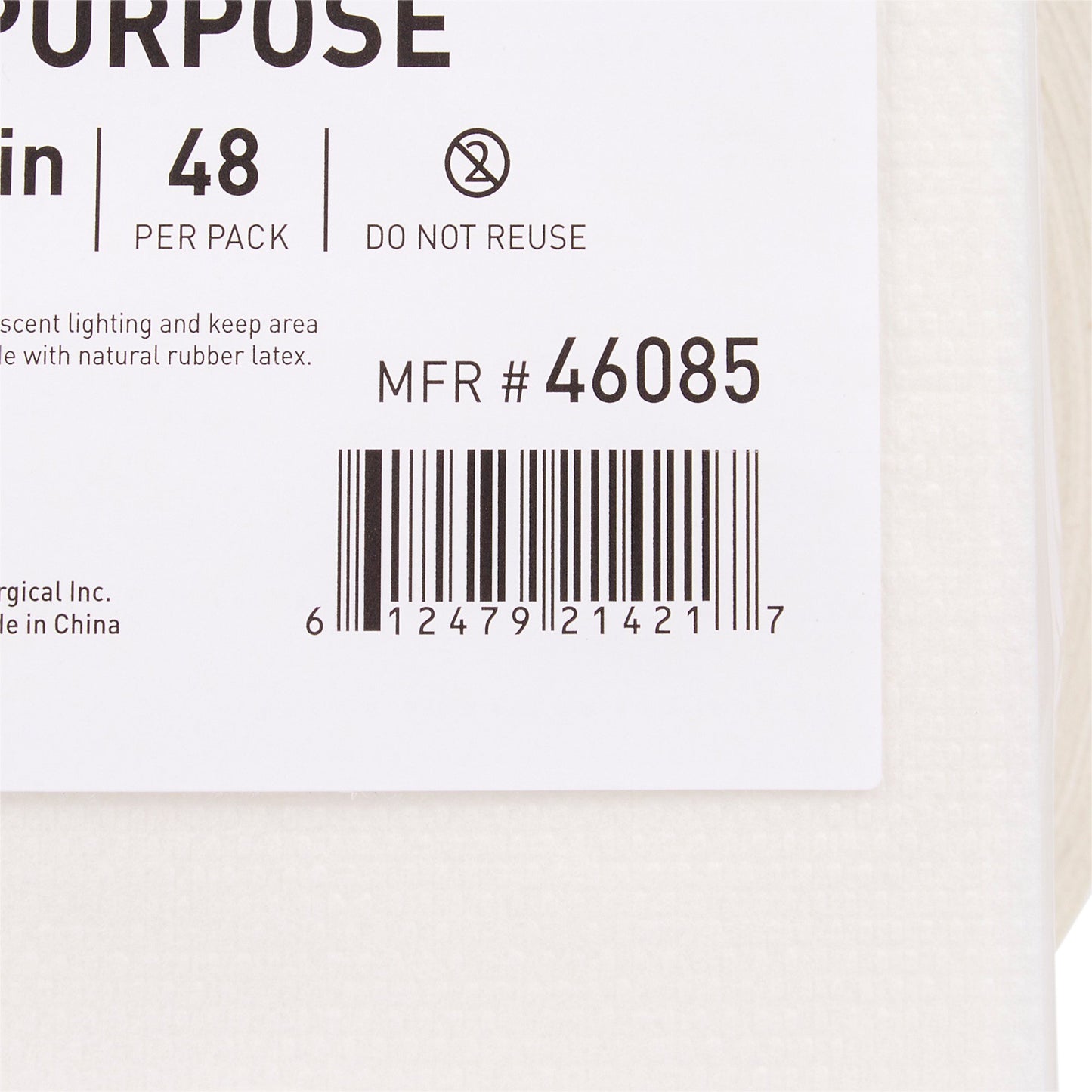 McKesson Task Wipe Medium Duty 48 Count Poly Pack 9 X 12-1/2 Inch NonSterile Disposable (864655_CS)
