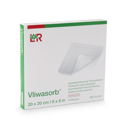 Vliwasorb® Super Absorbent Dressing 8 X 8 Inch Square (1117493_BX)
