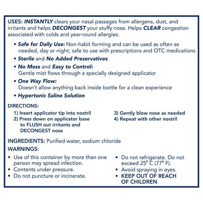 Vicks® Sinex™ Nasal Saline Spray 5 oz. (1229283_EA)