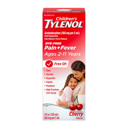 J & J Sales Children's Pain Relief 160 mg / 5 mL Strength Acetaminophen Oral Suspension 4 oz. (686945_EA)