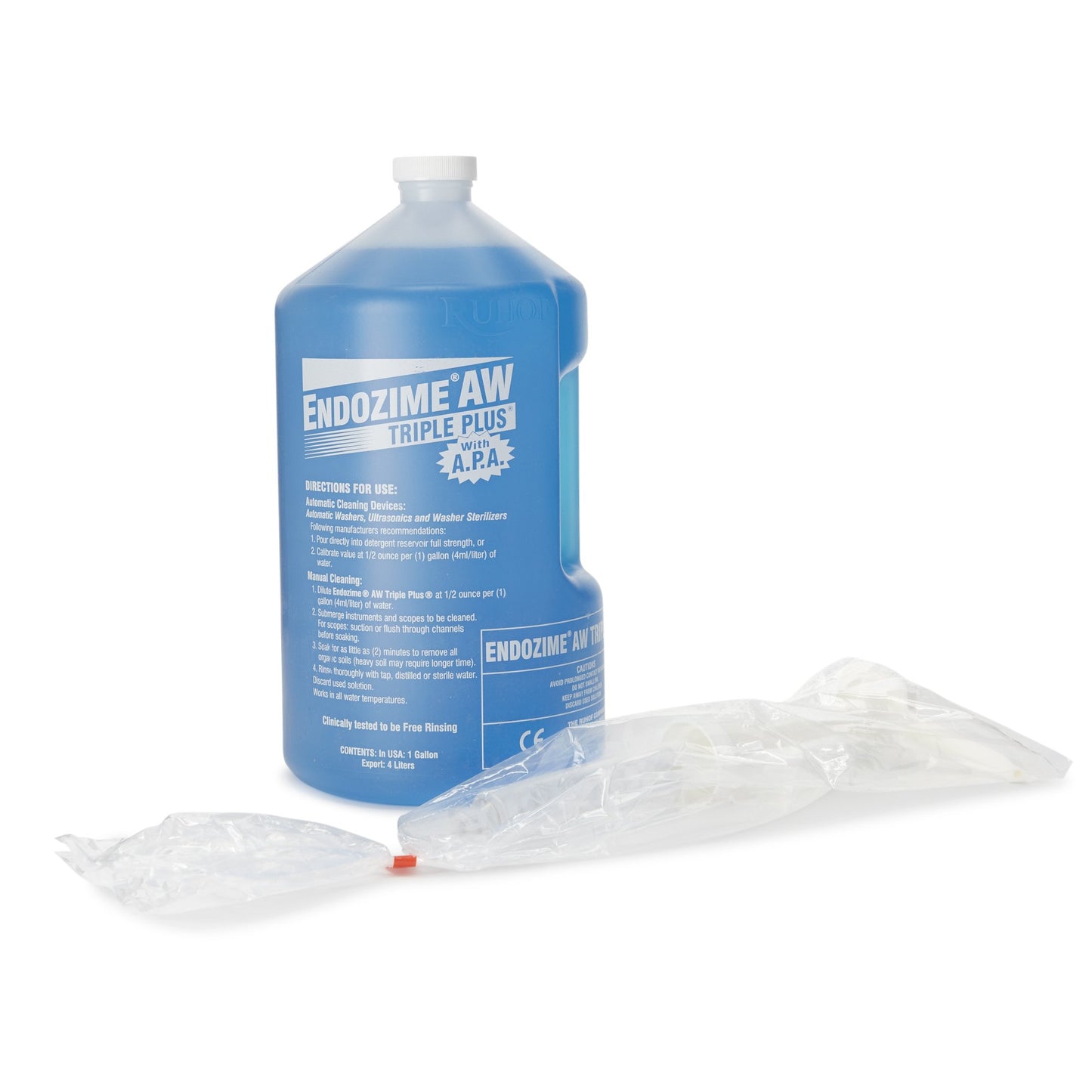 Endozime® AW Triple Plus® with APA Multi-Enzymatic Instrument Detergent Liquid 1 gal. Jug Tropical Scent (866176_EA)