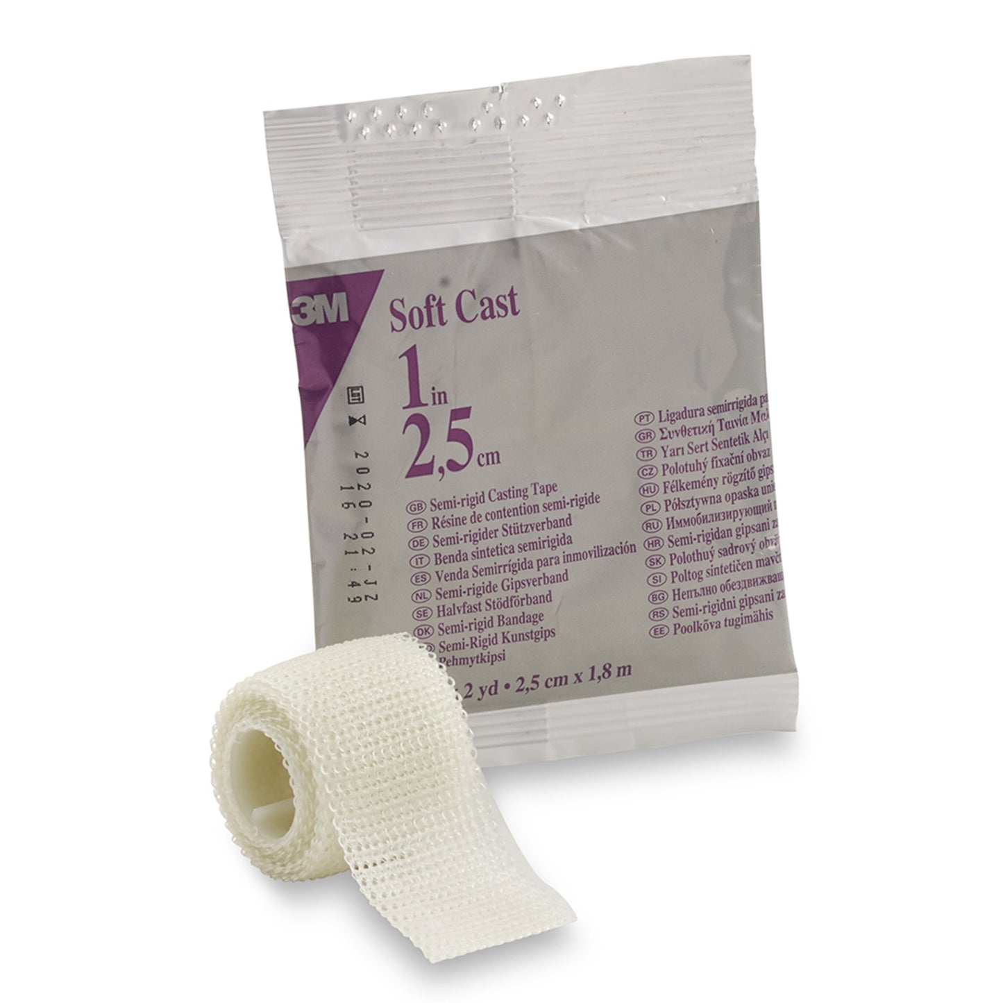 3M™ Scotchcast™ Soft Cast Cast Tape 1 X 72 Inch Fiberglass White (228819_BX)