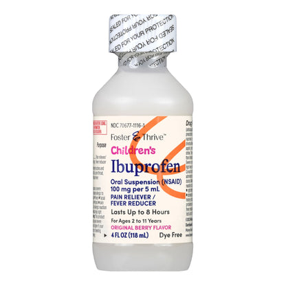 Foster & Thrive™ Children's Pain Relief 100 mg / 5 mL Strength Ibuprofen Oral Suspension 4 oz. (1238936_EA)