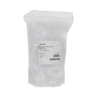 McKesson Microcentrifuge Tube Plain 1.5 mL Snap Cap Polypropylene Tube (1169386_CS)
