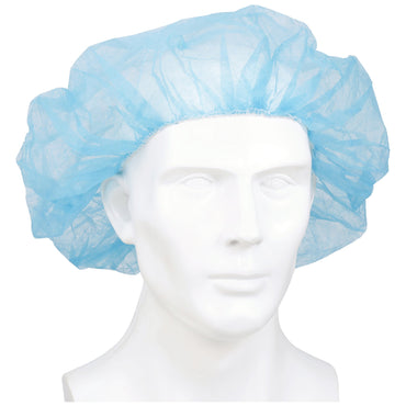 McKesson Bouffant Cap Blue Elastic Closure (237329_CS)