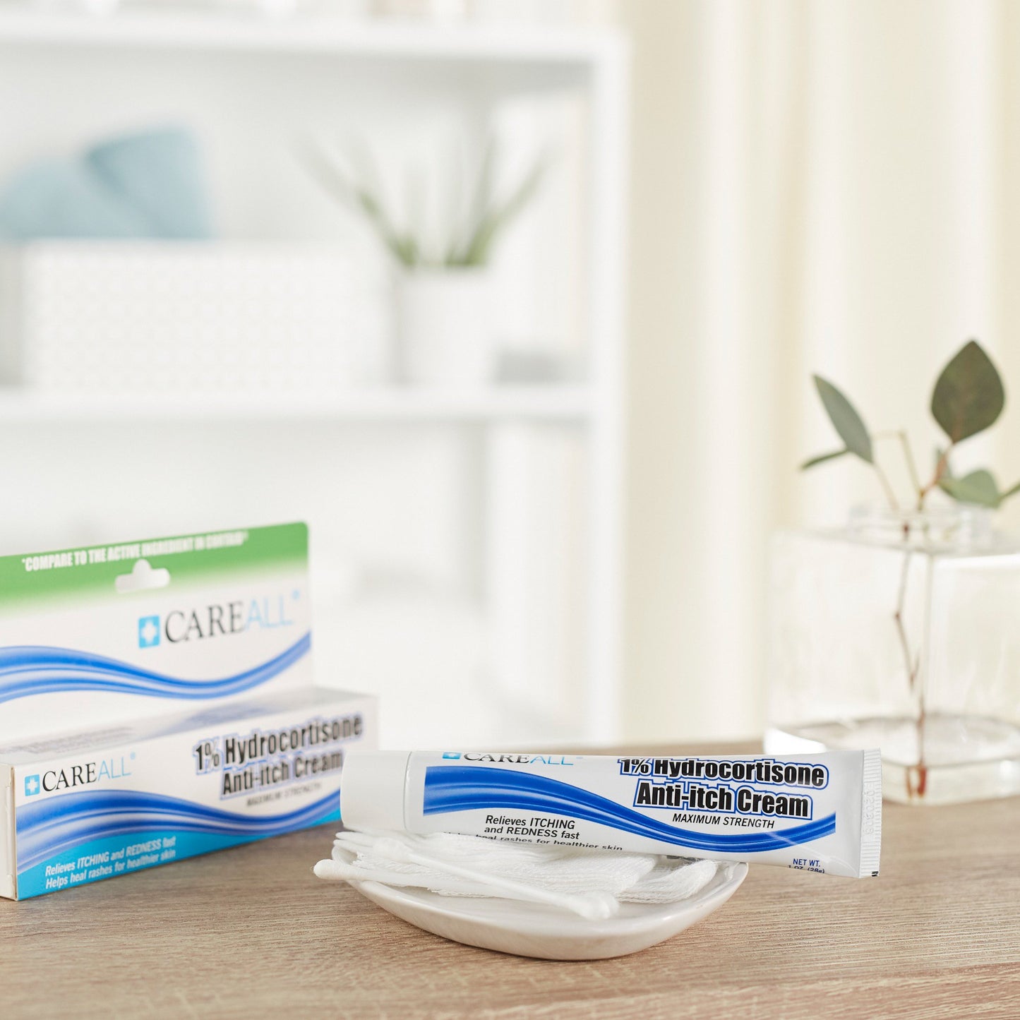 CareALL® Itch Relief 1% Strength Cream 1 oz. Tube (838876_CS)
