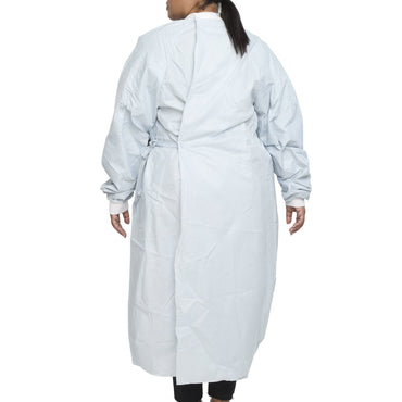 Aero Chrome Surgical Gown with Towel 2X-Large Silver Sterile AAMI Level 4 Disposable (1059356_CS)