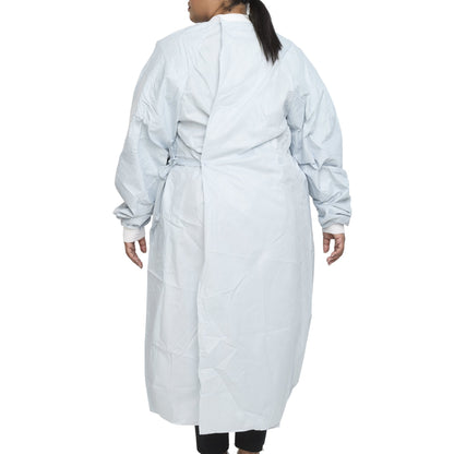 Aero Chrome Surgical Gown with Towel 2X-Large Silver Sterile AAMI Level 4 Disposable (1059356_CS)
