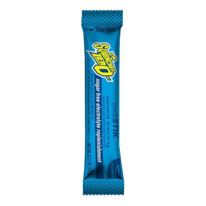 Sqwincher® Quik Stik® Zero Oral Electrolyte Solution Mixed Berry Flavor 0.11 oz. Electrolyte (1057739_CS)