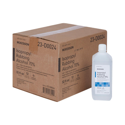 McKesson Brand Antiseptic Isopropyl Alcohol Topical Liquid 32 oz. Bottle (556517_CS)