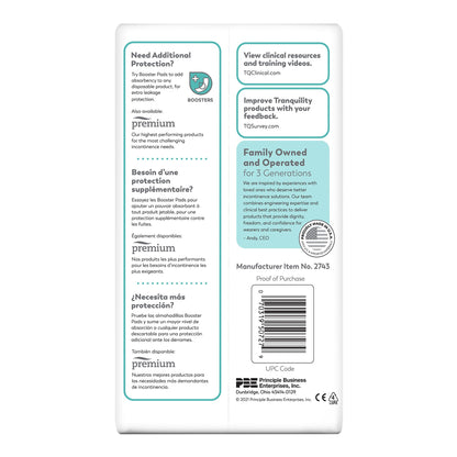 Tranquility® Essential Unisex Youth Incontinence Brief X-Small Disposable Heavy Absorbency (1188952_BG)