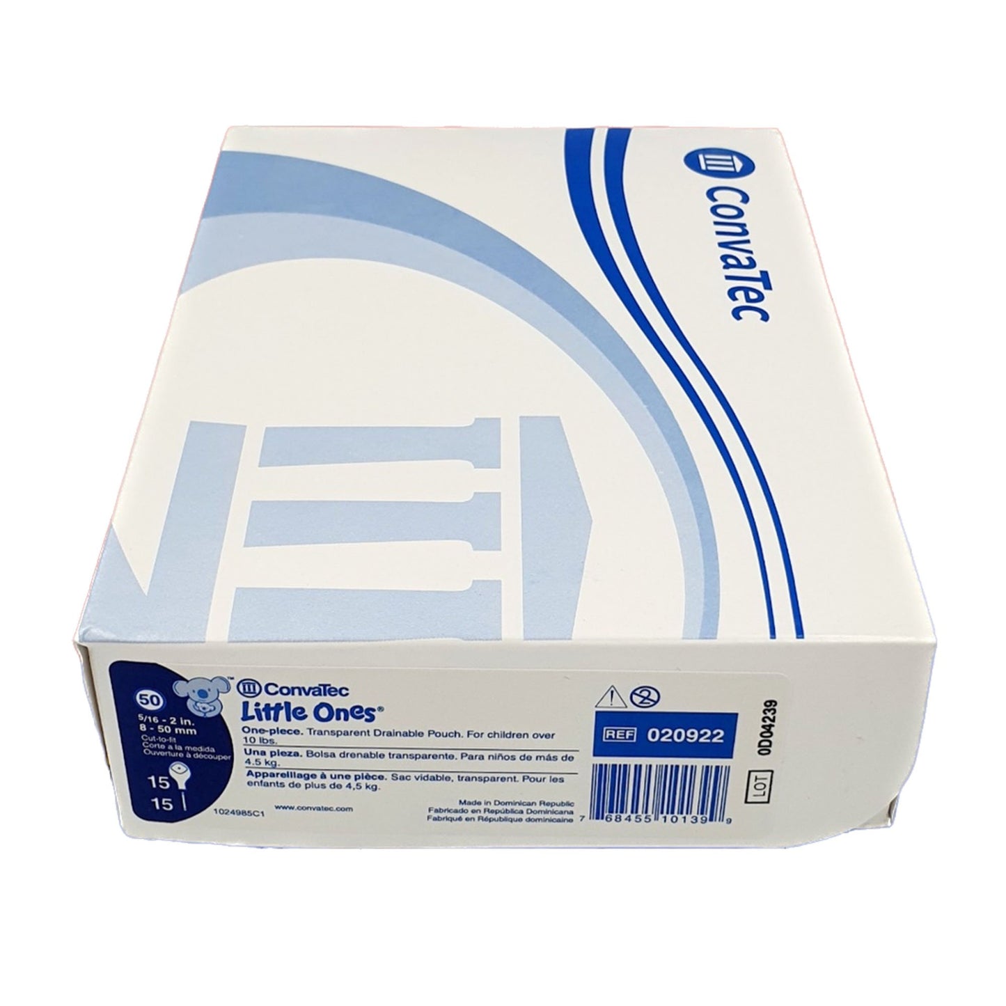 Little Ones® ActiveLife® Ostomy Pouch One-Piece System 6 Inch Length Trim To Fit Drainable (273075_BX)