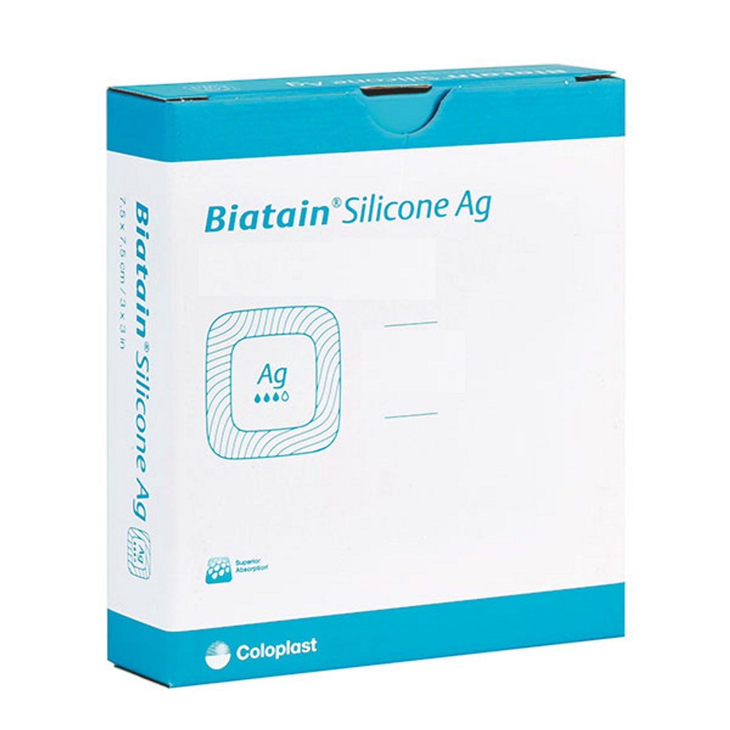 Biatain® Alginate Ag Silver Alginate Dressing 6 X 6 Inch Square Sterile (566118_EA)