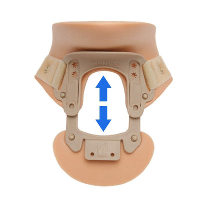Ossur® Philadelphia® Rigid Cervical Collar Preformed Adult One Size Fits Most Two-Piece / Trachea Opening Adjustable Height 10 to 19 Inch Neck Circumference (812385_EA)