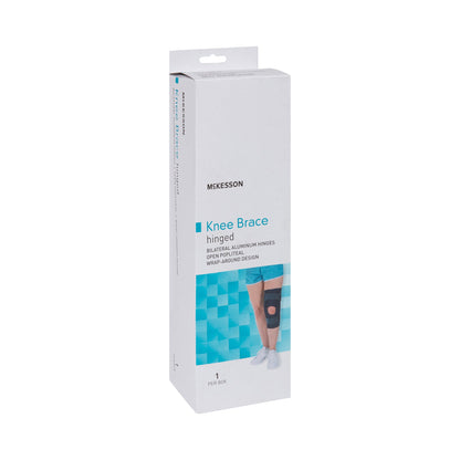 McKesson Knee Brace Large Wraparound / Hook and Loop Strap Closure with D-Rings 20-1/2 to 23 Inch Circumference Left or Right Knee (1159102_EA)