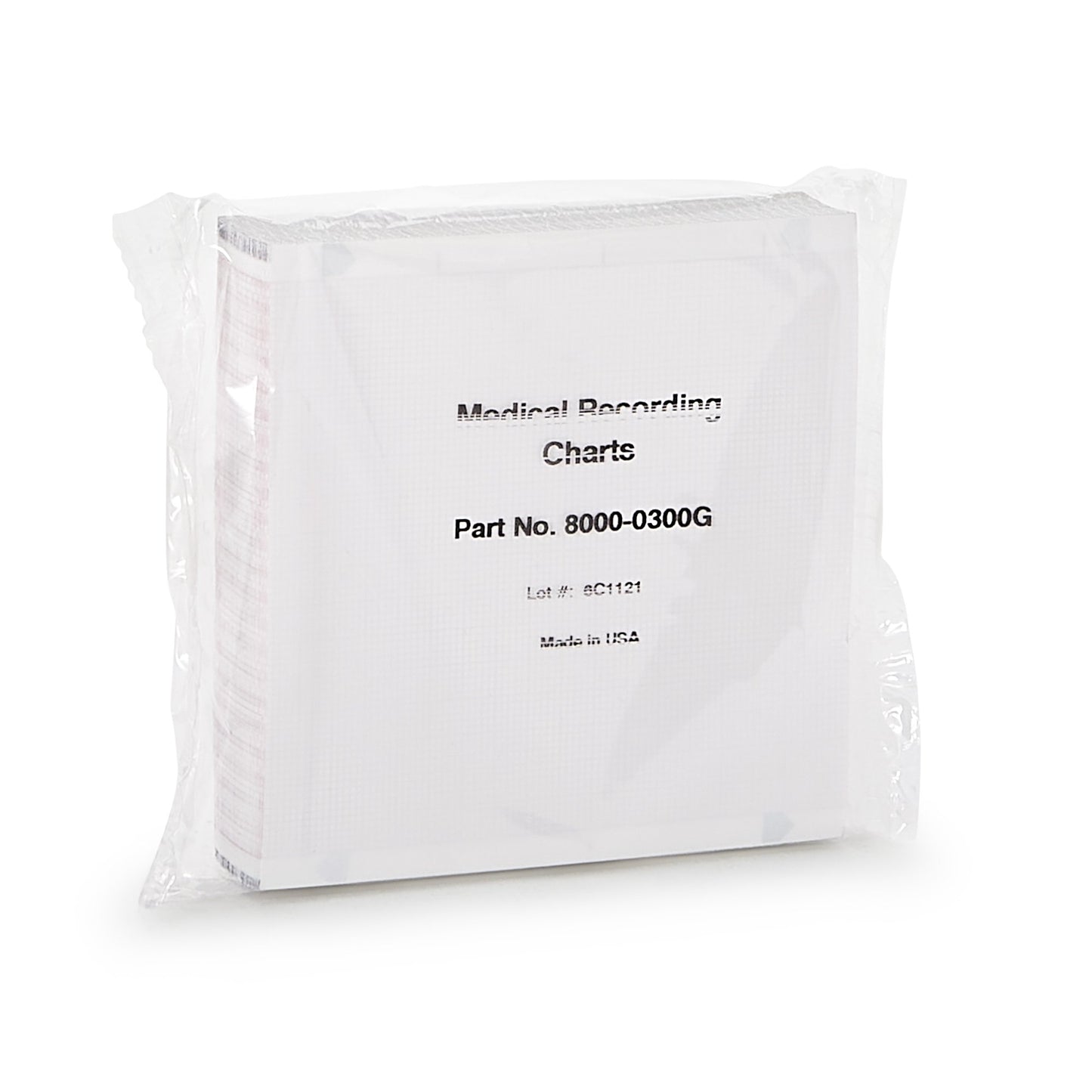 McKesson Recording Chart Paper Z-Fold Red Grid (1110501_CS)