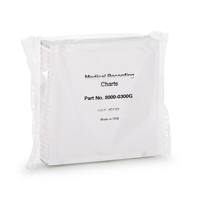 McKesson Recording Chart Paper Z-Fold Red Grid (1110501_CS)