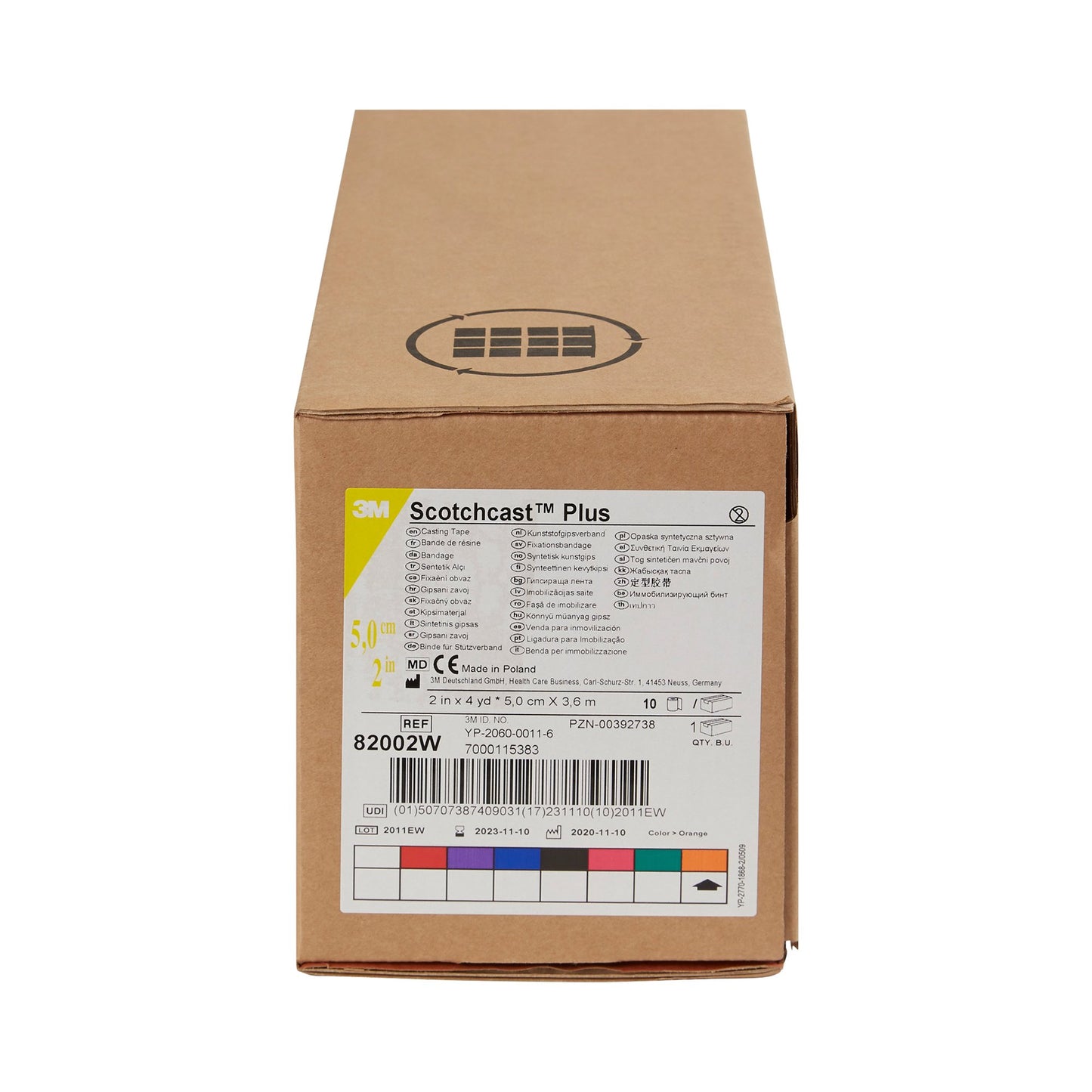 3M™ Scotchcast™ Plus Cast Tape 2 Inch X 12 Foot Fiberglass / Resin Bright Orange (199238_EA)