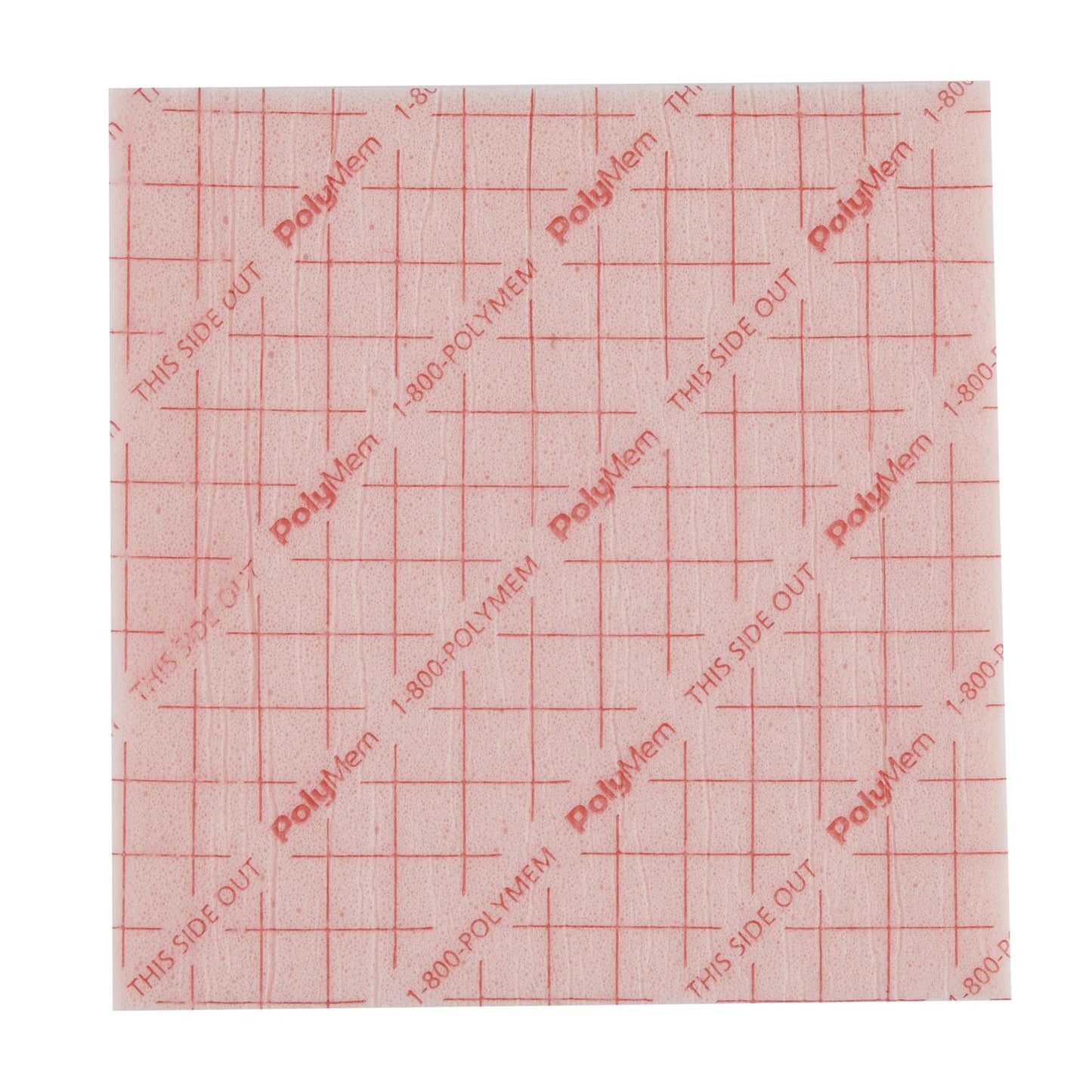 PolyMem® Foam Dressing 5 X 5 Inch Without Border Film Backing Nonadhesive Square Sterile (258751_CS)