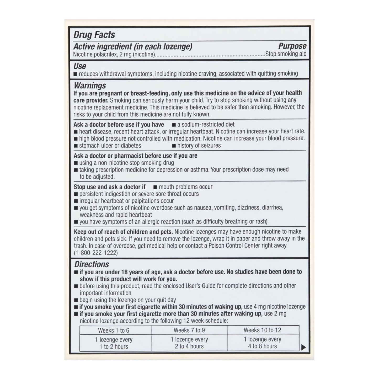 Foster & Thrive™ Stop Smoking Aid 2 mg Strength Lozenge (1238952_PK)