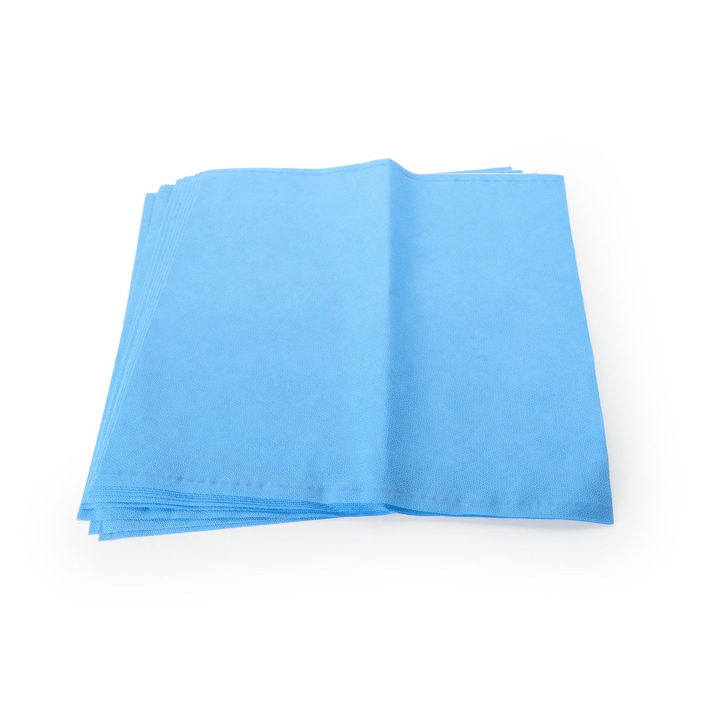 QUICK CHECK* H500 Sterilization Wrap White / Blue 24 X 24 Inch Dual Layer SMS Polypropylene Steam / EO Gas / Hydrogen Peroxide (809418_CS)