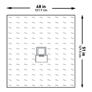 McKesson EENT Drape Surgical Ophthalmic Drape 48 W X 51 L Inch Sterile (1101301_PK)