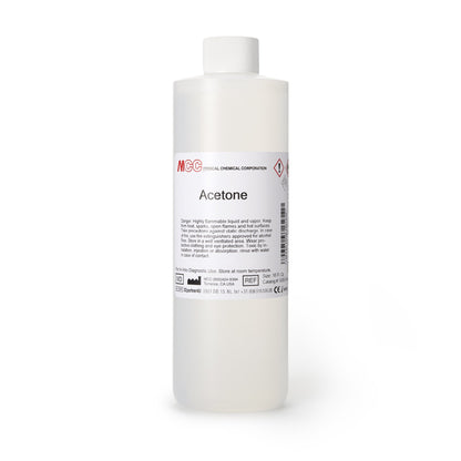 Medical Chemical Chemistry Reagent Acetone Alcohol Solvent 100% v/v 16 oz. (172212_EA)